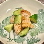 鮨がみ - 2023.5.  板屋貝と胡瓜の胡麻塩和え