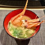 鮨がみ - 2023.5.  牡丹海老のポタージュ