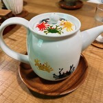 手造りそば 打墨庵 加瀬 - そば湯の入れ物かわいい