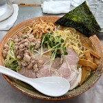 覆麺 智 - 赤魚鯛出汁 冷やしまぜそば 1,200円 大盛 150円