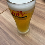 餃子の王将 - リニューアルオープンのビールは美味い