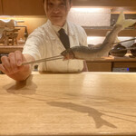 くずし 之助 - 天竜産　天然鮎　※本人画像掲載承諾済み