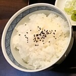 h Mendokoro Oogi - 大盛り定食セットのご飯 提供当初
