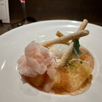 Les deux - ・丸ごと桃のコンポート