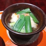 210537791 - 鰻の丸仕立て、生麩、九条葱