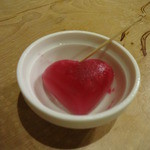 モルフォカフェ - おまけのシソシャーベット