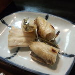 かわなみ鮨 - 穴子白焼き（マスターの裏メニュー）