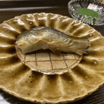 片折 - 富山神通川の鮎の塩焼き