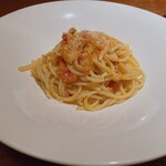 Taverna GUSTAVINO - ★8.5当店名物パスタ　北海道産　塩水生うにとチェリートマト