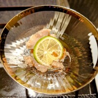 焼肉 喰心 - お通し(和牛みぞれポン酢)