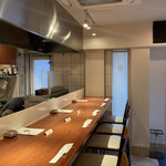 でんでん - 店内（カウンター席）