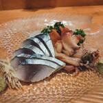 Nishimura Sengyoten - お造り　きずし、赤貝