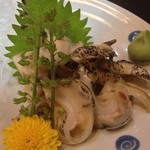 長崎街道 - つぶ貝刺身