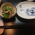 お通しと、長崎っぽい取り皿