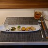 西洋厨房ciel - ●Ciel Lanch　3,300円　の前菜▷前菜
                  ○桃のドリンク
                  薄味な桃の風味ある味わい。
                  桃の天然水よりは濃いかな❔