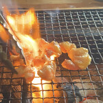 ろばたやき山ろく - ぼんじり焼き(返し)