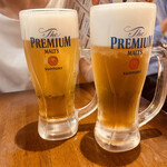 焼きとん 大黒 - 生ビール　605円