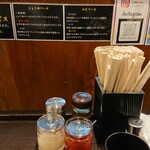 こってりらーめん 誉 - 自己申告のスープメニュー