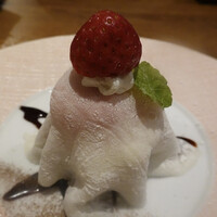 Seafood bar Ermitage 代々木店 - 苺大福フォンダンショコラ