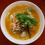 麺創 なな家 - 2013年 夏の終わり 50食限定 エスニカン パクチーラーメン（800円）