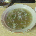 スープもツマミになります