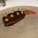 レストラン ウオゼン - スペシャリテの牡丹海老のブイヤベース