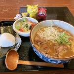 とりとうどんと元気な酒　はっぷう - 八風カレーうどんセット　968円(税込)