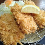 とんかつ専門店 かつ一 - ロースと白身魚のさっぱりおろしポン酢
