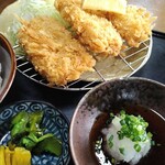 とんかつ専門店 かつ一 - ロースと白身魚のさっぱりおろしポン酢