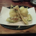 遊亀 - マツタケと鱧のてんぷら