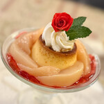 Alcyon Houzenji honten - White Peach Parfait