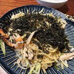 灼味噌らーめん 八堂八 - 冷やし味噌ラーメン＋エビ増し＋岩のり