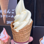 奥社の茶屋 - 信州リンゴソフトクリーム