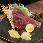 かみふうせん - 鹿児島県産鰹の刺身