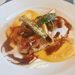 agata - メイン（肉）：かつらぎ町三元豚のステーキ