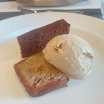agata - デザート：ケーキ2種類+アイス（黒糖）