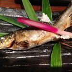 粋房　ゆふな - 鮎の塩焼き