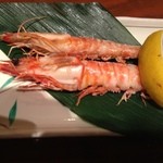 粋房　ゆふな - 車海老の塩焼き