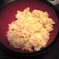 浅草むぎとろ 本店 - お椀に注ぎました