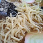 ゆりや食堂 - 麺のアップ