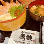 魚屋のどんぶり 魚錠 - 