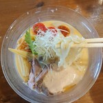 黄昏タンデム - 麺のリフトアップ