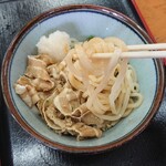 上田うどん店 - 麺のリフトアップ