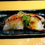 中国四川酒家 蔓山 - 真鯛と蛸の刺身 優しい麻辣ソース