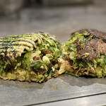 たぴおか食堂 - 断面も美しい、ふわふわ生地とねぎ(^O^)❒’’