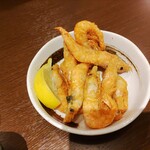 炭火焼鳥 ゆ鳥 - 小えびの唐揚げ