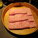 瀬里奈 - 北海道産の特選牛A5サーロイン・その３です。