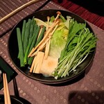 瀬里奈 - しゃぶしゃぶの野菜です。