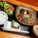 茶寮 ふ川 - ステーキ御膳