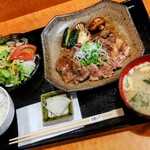 茶寮 ふ川 - ステーキ御膳